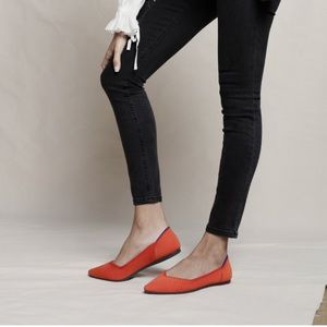 Rothy’s Orange Flats